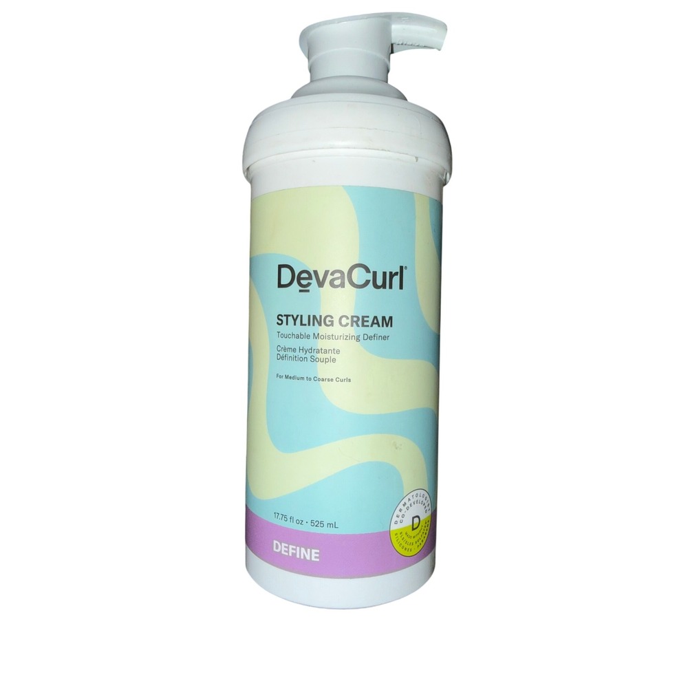 NEW DevaCurl Styling Cream Touchable Moisturizing Definer 17.75 oz Jumbo Discont